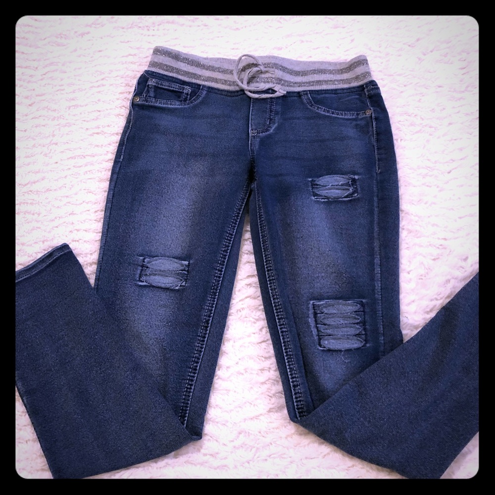 Denim jeggings
